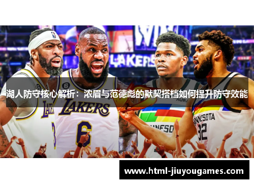 湖人防守核心解析：浓眉与范德彪的默契搭档如何提升防守效能